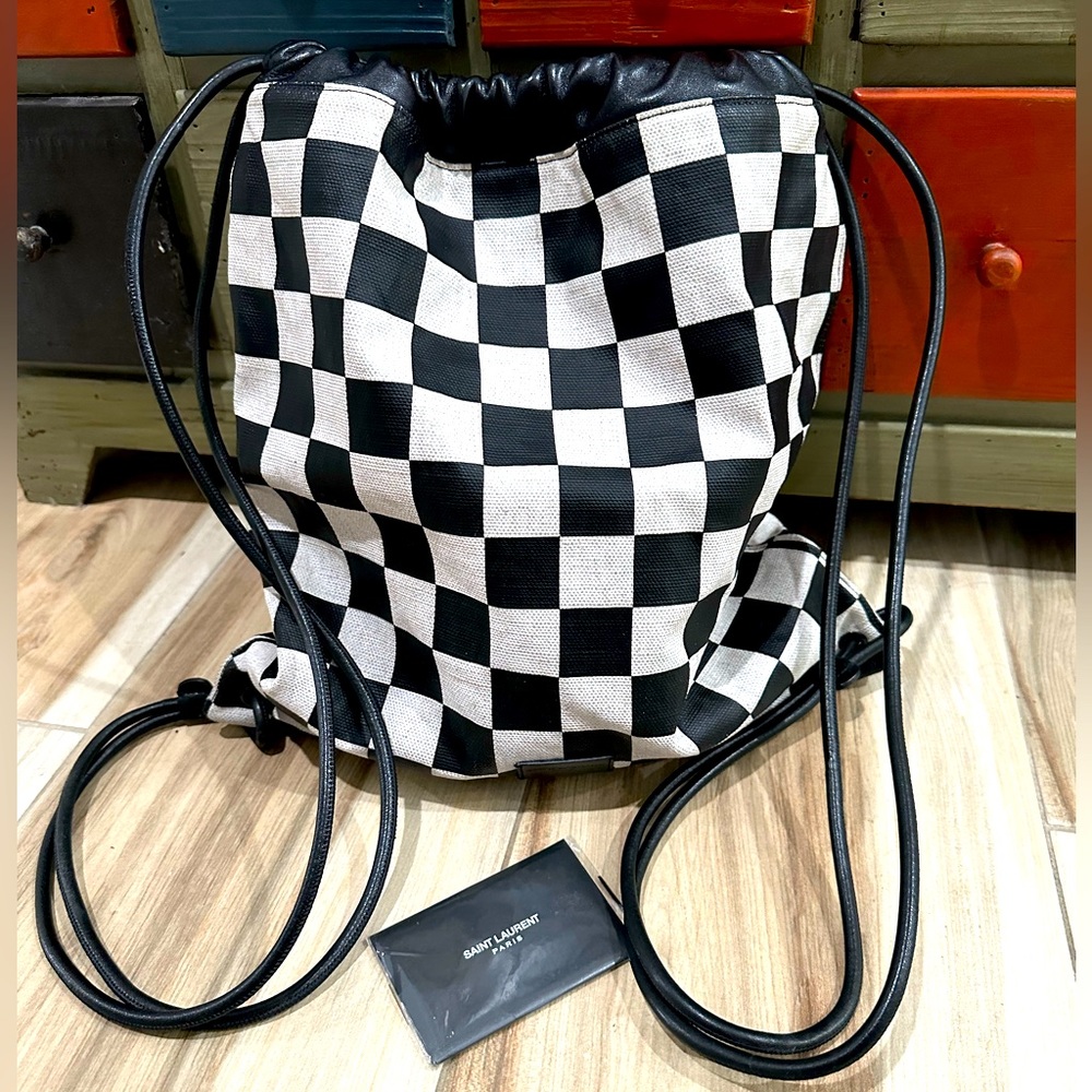 Authentic Saint Laurent Drawstring Bag - image 1